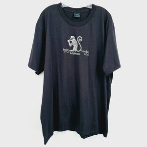 York Funky Monkey CocoNuts Barbados TShirt XXL Black White Graphic Cotton Unisex